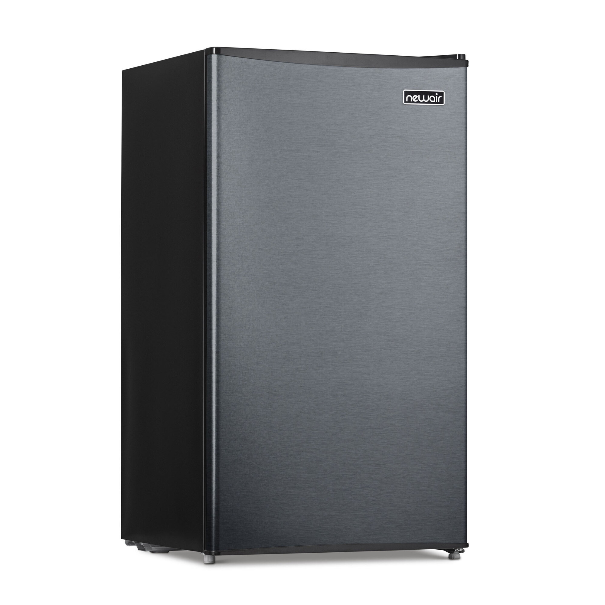 Newair Mini Fridge, Freezer and Crisper Drawer, Height 33.86 in, Width 18.58 in, Color Family Gray, Model# NRF033GA00